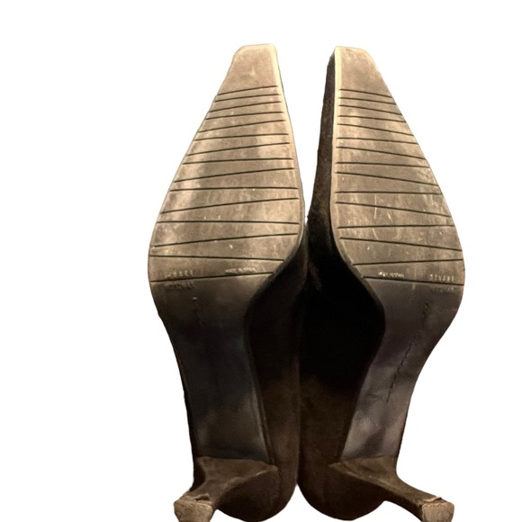 Stuart Weitzman Suede Pull On Black Knee High Boots Size 9 - Picture 5 of 6